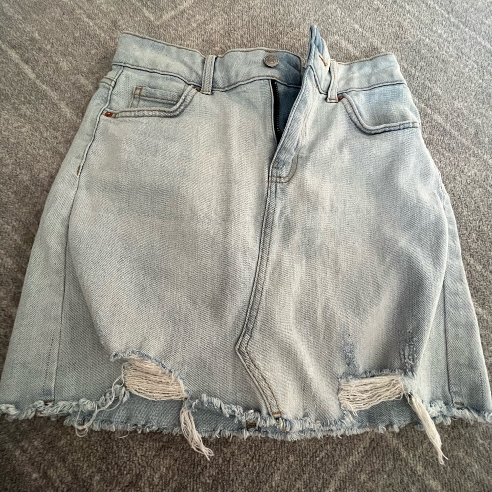Wild fable jean skirt~0